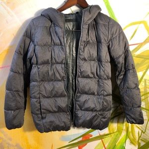 Uniqlo puffer down jacket hooded